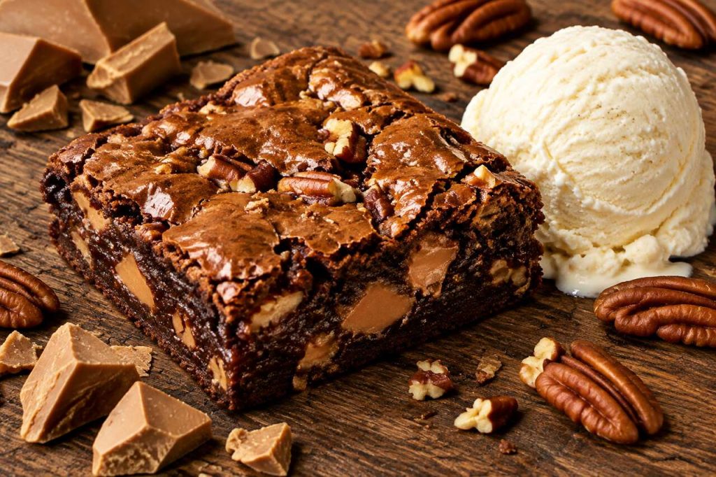 Recette du brownie au Dulcey et noix de pécan