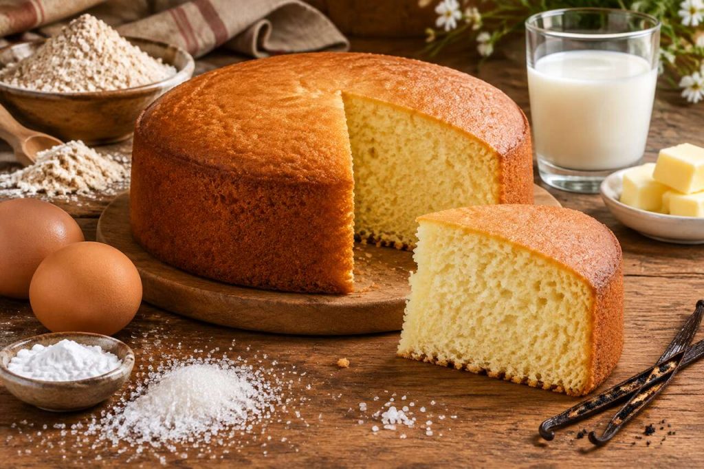 Recette du cake à la vanille moelleux et parfumé