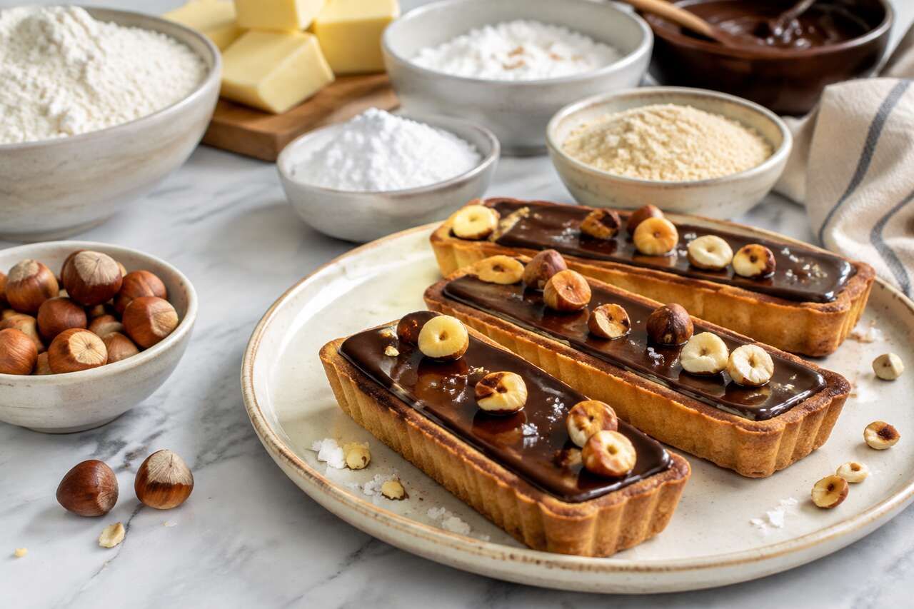 Recette de barquettes au gianduja