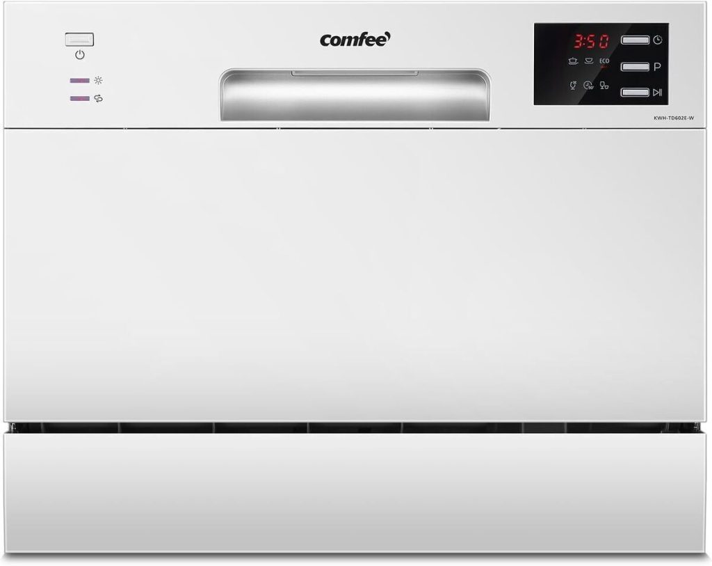 Test du lave-vaisselle compact COMFEE' TD602E-W : efficacité en 6, 5 litres