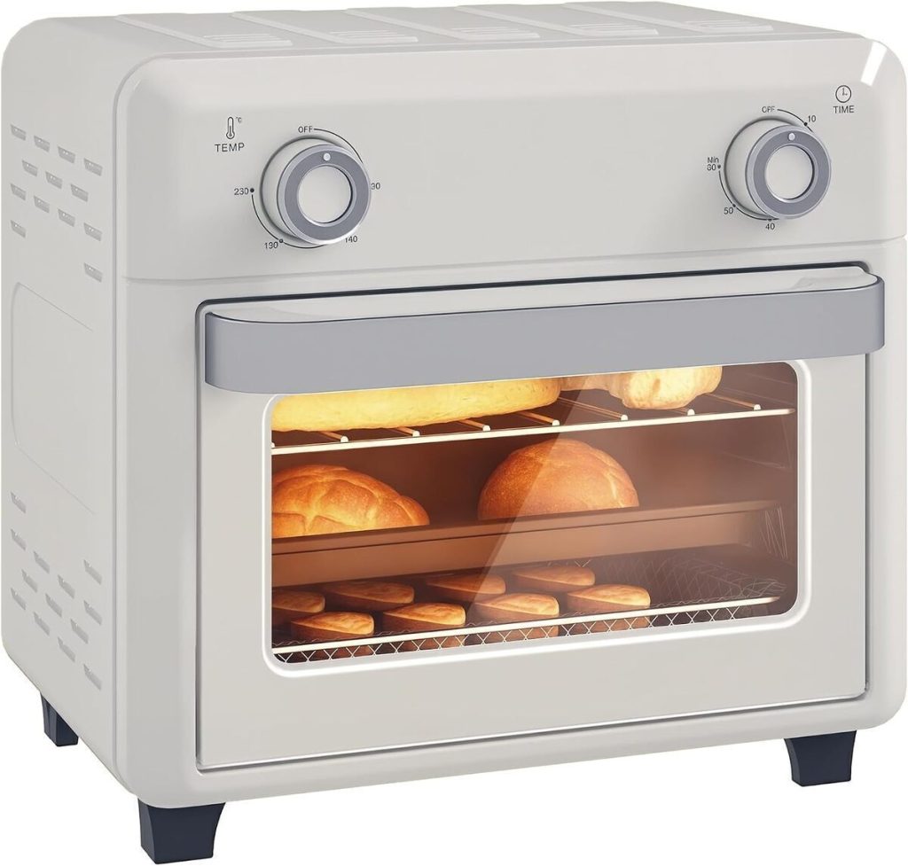 Test du mini four HOMCOM : 1000W à chaleur tournante et friteuse sans huile