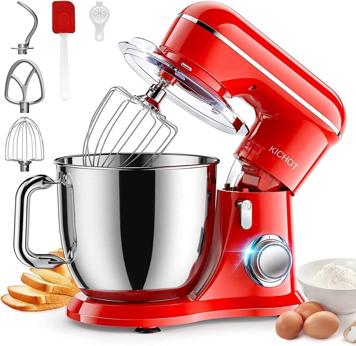 Test du robot pâtissier Kichot 4.5L 1300W
