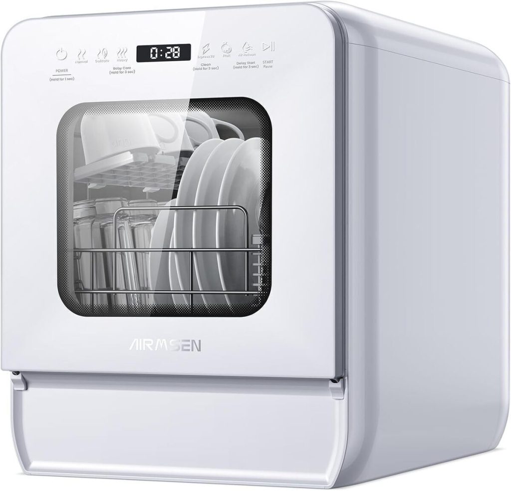 Test : mini lave-vaisselle AIRMSEN 4 couverts ultra-étroit