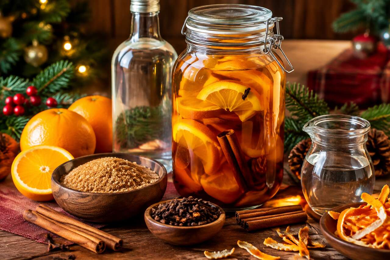 Recette de shrubb, rhum arrangé des Antilles pour Noël