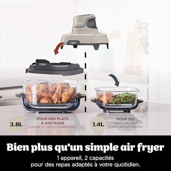 Découvrez notre test détaillé de la Ninja CRISPi 1 700 W, la friteuse sans huile compacte et polyvalente idéale pour cuisiner sainement. Caractéristiques, performances et avis. 