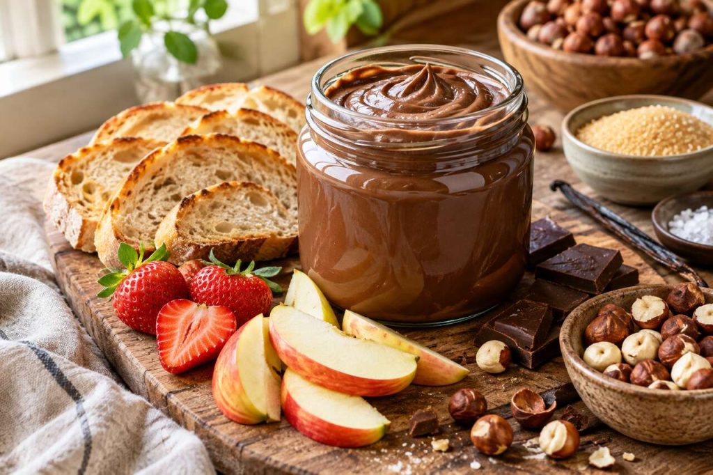 Recette de pâte à tartiner aux noisettes maison