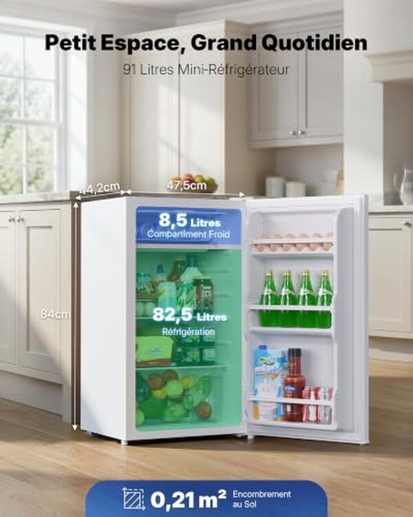 Découvrez notre test du mini-frigo Upstreman BR321 : performances, silence, design compact et prix. Avis détaillé pour bien choisir votre petit réfrigérateur. 
