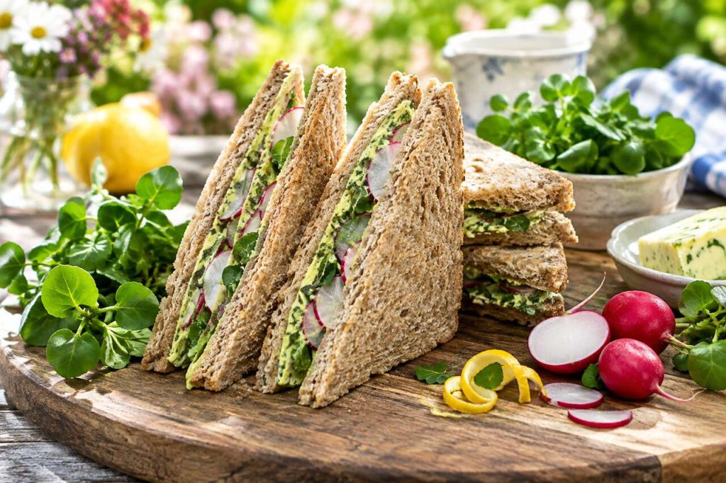 Recette de sandwichs au beurre de cressonnette