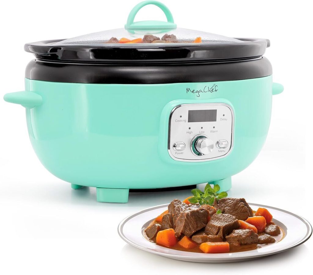 Test : mijoteuse MegaChef céramique turquoise 6, 9L